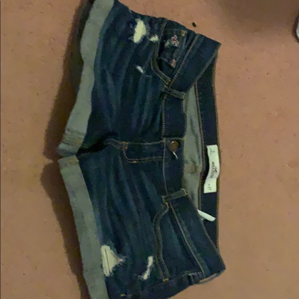hollister jean shorts